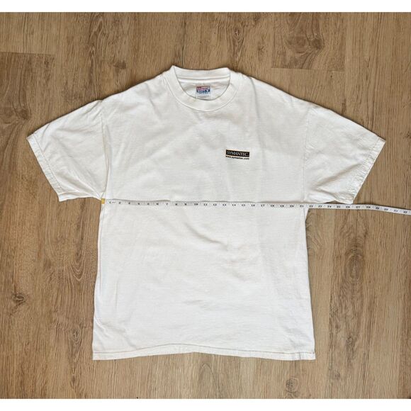 Symantec Graphic T-Shirt Serving The Connected World White XL Techwear - Picture 5 of 6